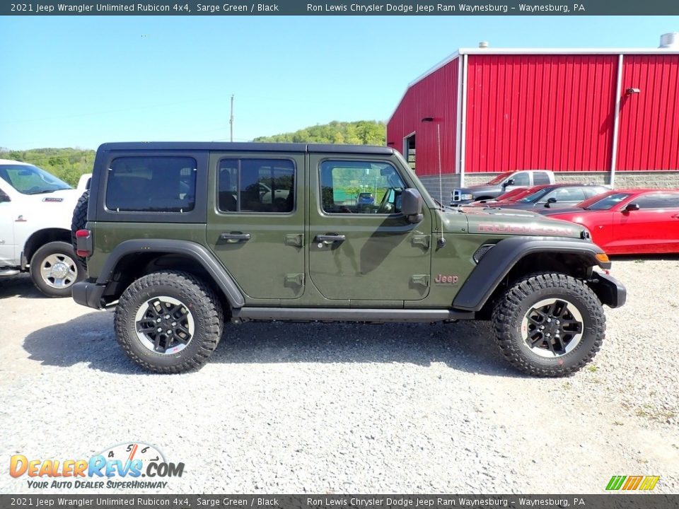 Sarge Green 2021 Jeep Wrangler Unlimited Rubicon 4x4 Photo #6