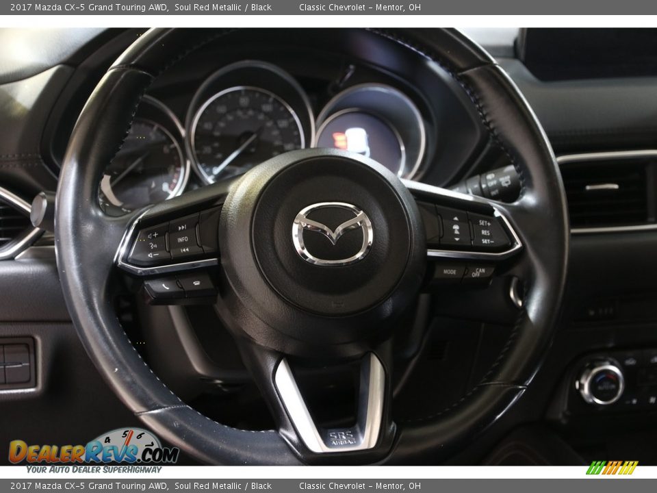 2017 Mazda CX-5 Grand Touring AWD Soul Red Metallic / Black Photo #7