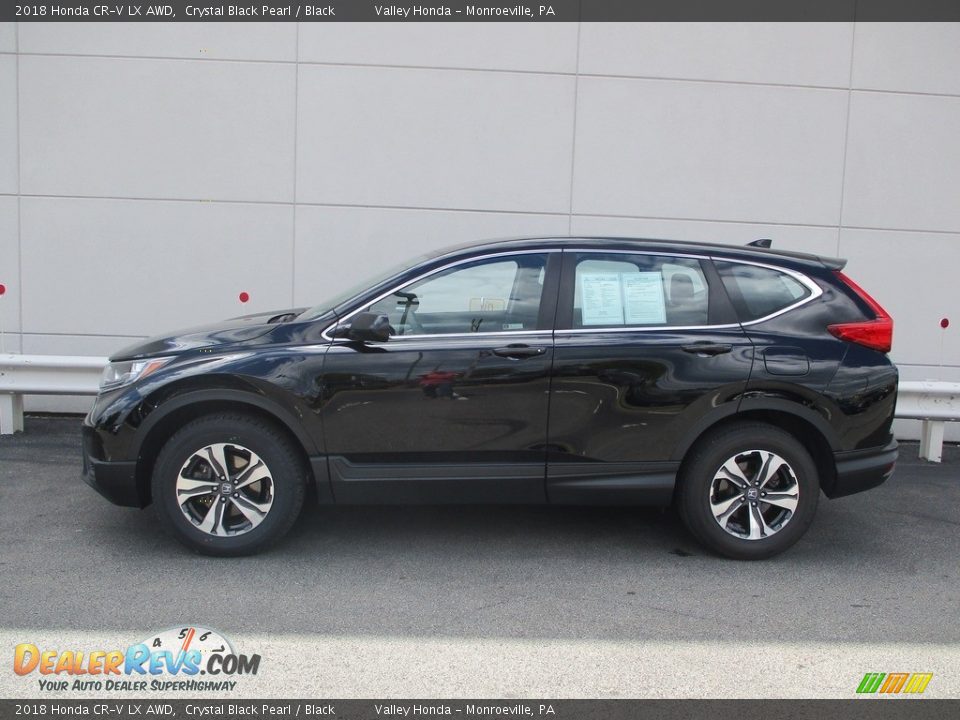 2018 Honda CR-V LX AWD Crystal Black Pearl / Black Photo #2