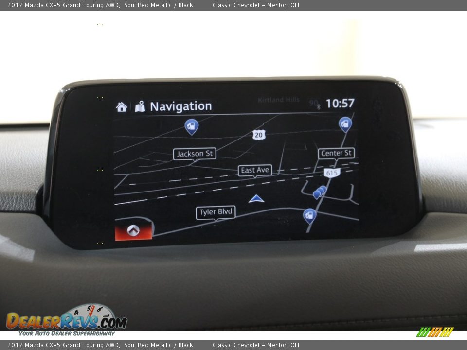 2017 Mazda CX-5 Grand Touring AWD Soul Red Metallic / Black Photo #10