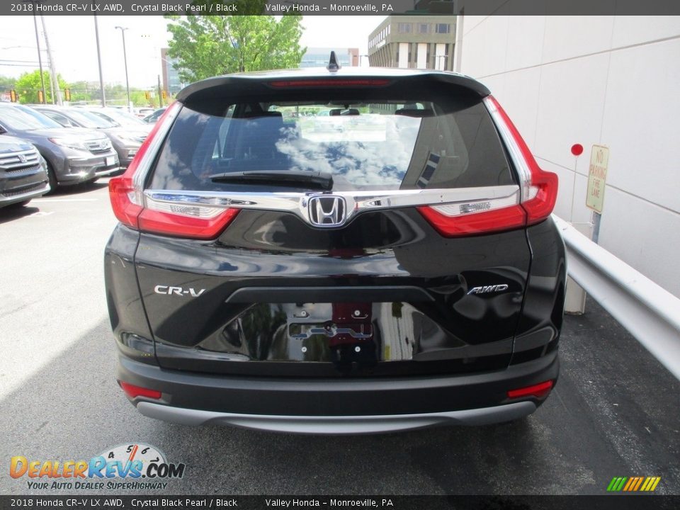 2018 Honda CR-V LX AWD Crystal Black Pearl / Black Photo #4