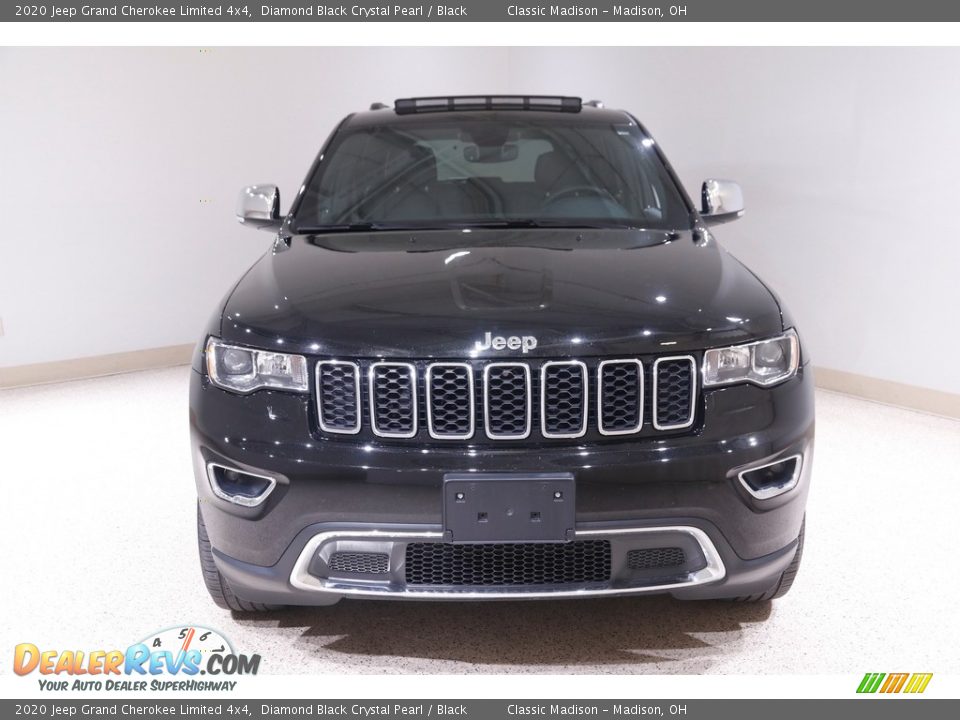 2020 Jeep Grand Cherokee Limited 4x4 Diamond Black Crystal Pearl / Black Photo #2