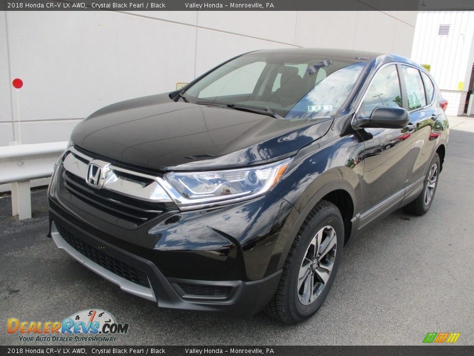 2018 Honda CR-V LX AWD Crystal Black Pearl / Black Photo #7