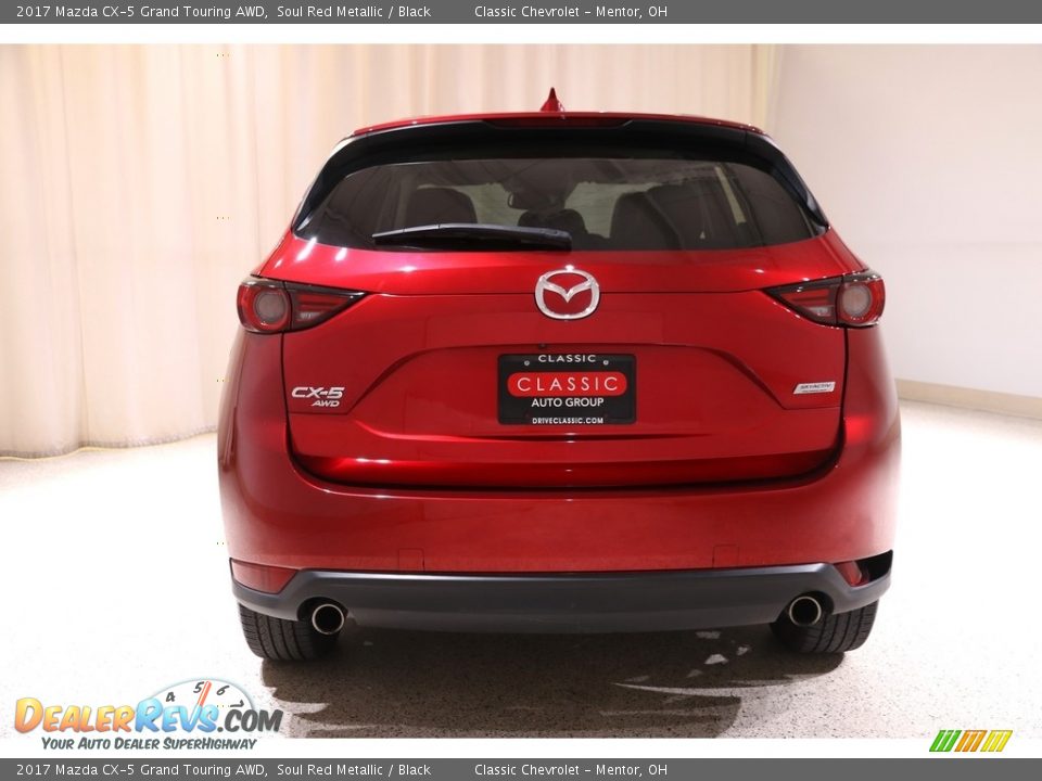 2017 Mazda CX-5 Grand Touring AWD Soul Red Metallic / Black Photo #18
