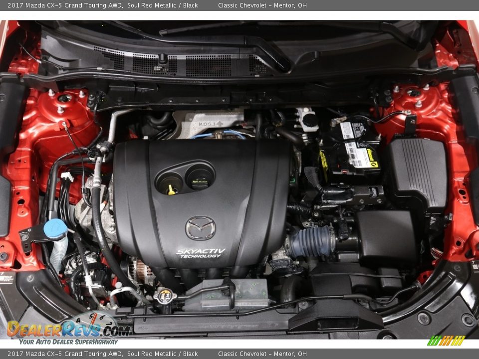 2017 Mazda CX-5 Grand Touring AWD Soul Red Metallic / Black Photo #19