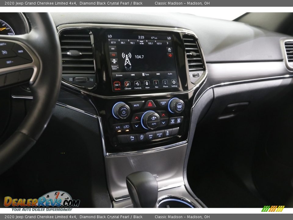 2020 Jeep Grand Cherokee Limited 4x4 Diamond Black Crystal Pearl / Black Photo #9