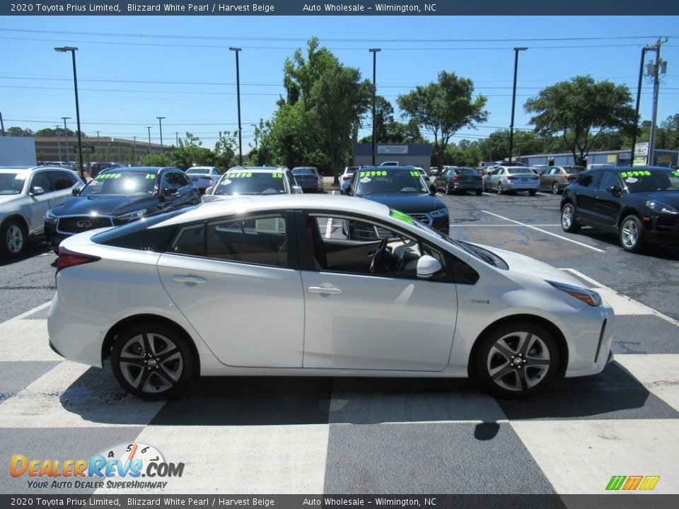 2020 Toyota Prius Limited Blizzard White Pearl / Harvest Beige Photo #3