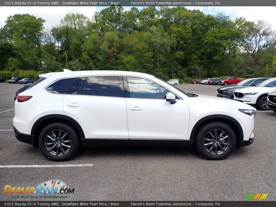 2021 Mazda CX-9 Touring AWD Snowflake White Pearl Mica / Black Photo #1