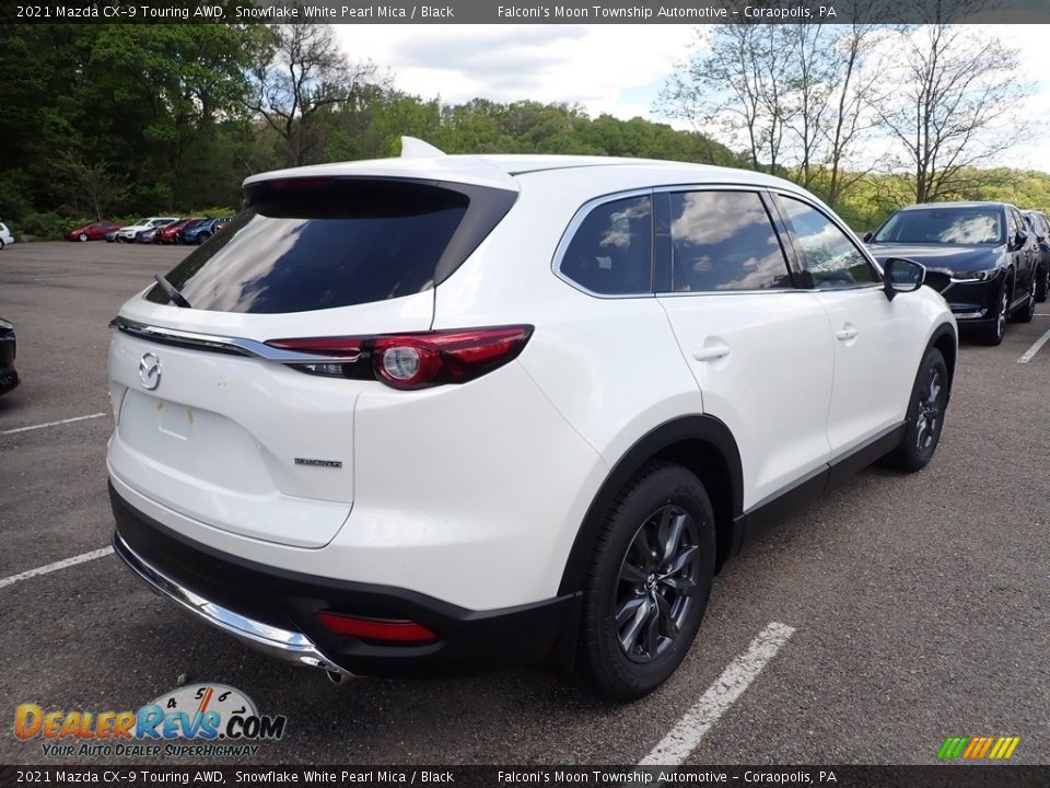 2021 Mazda CX-9 Touring AWD Snowflake White Pearl Mica / Black Photo #2