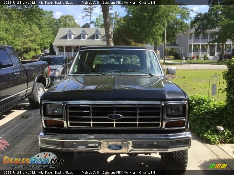 1983 Ford Bronco XLT 4x4 Raven Black / Black Photo #8