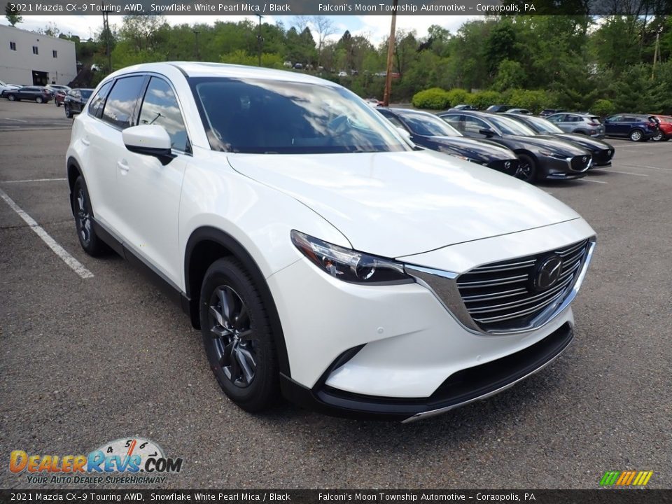 2021 Mazda CX-9 Touring AWD Snowflake White Pearl Mica / Black Photo #3