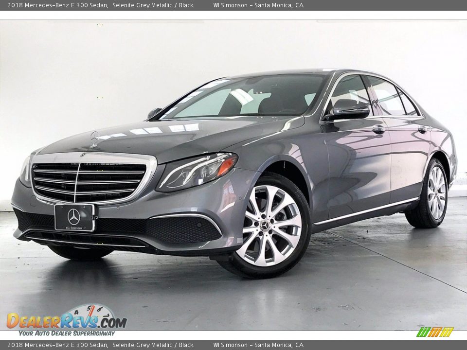 2018 Mercedes-Benz E 300 Sedan Selenite Grey Metallic / Black Photo #12