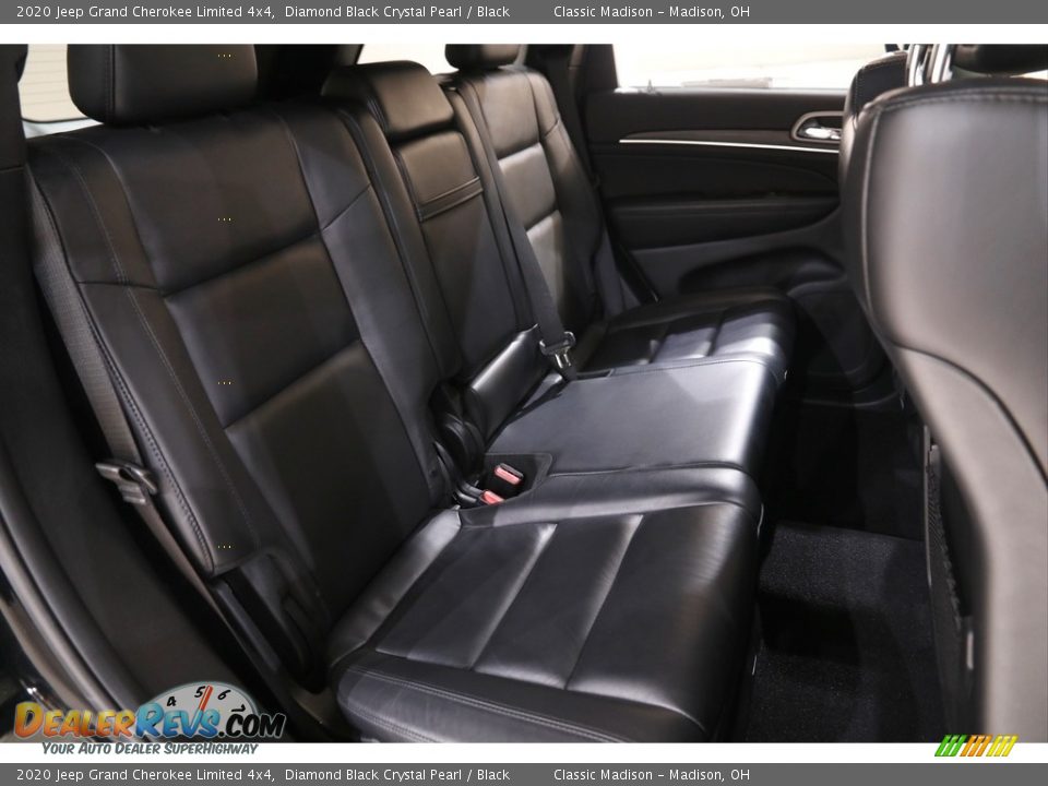 2020 Jeep Grand Cherokee Limited 4x4 Diamond Black Crystal Pearl / Black Photo #18