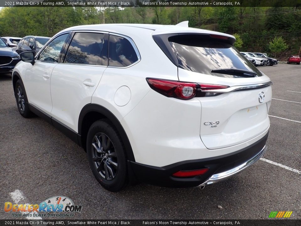 2021 Mazda CX-9 Touring AWD Snowflake White Pearl Mica / Black Photo #6