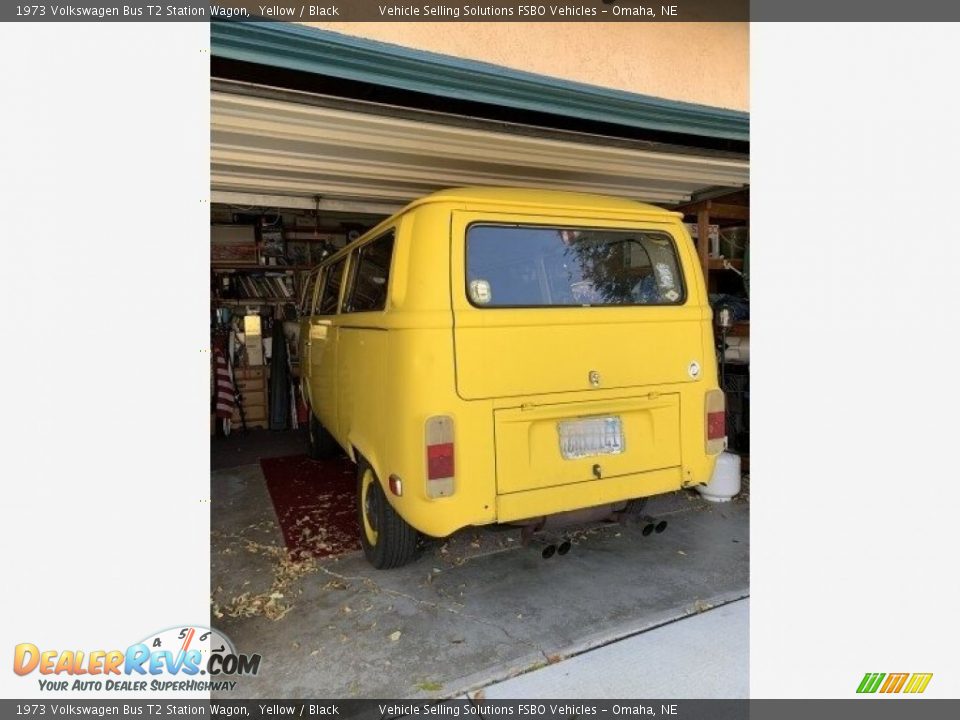 1973 Volkswagen Bus T2 Station Wagon Yellow / Black Photo #3