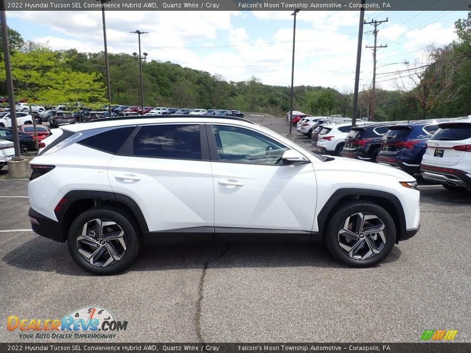 2022 Hyundai Tucson SEL Convienience Hybrid AWD Quartz White / Gray Photo #1