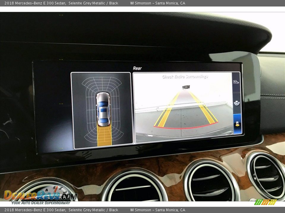 2018 Mercedes-Benz E 300 Sedan Selenite Grey Metallic / Black Photo #24