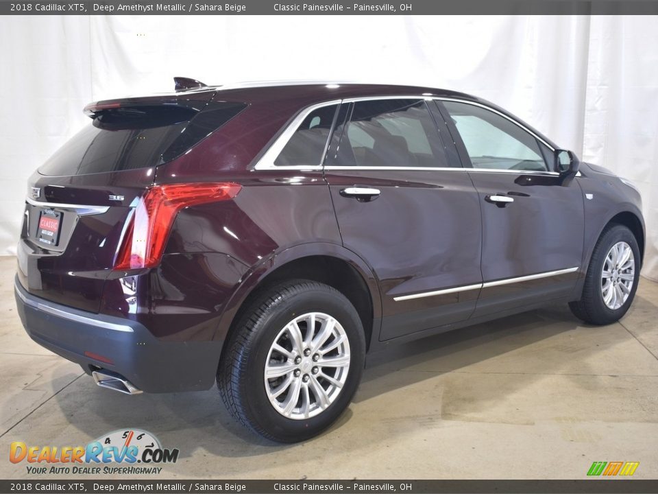 2018 Cadillac XT5 Deep Amethyst Metallic / Sahara Beige Photo #2