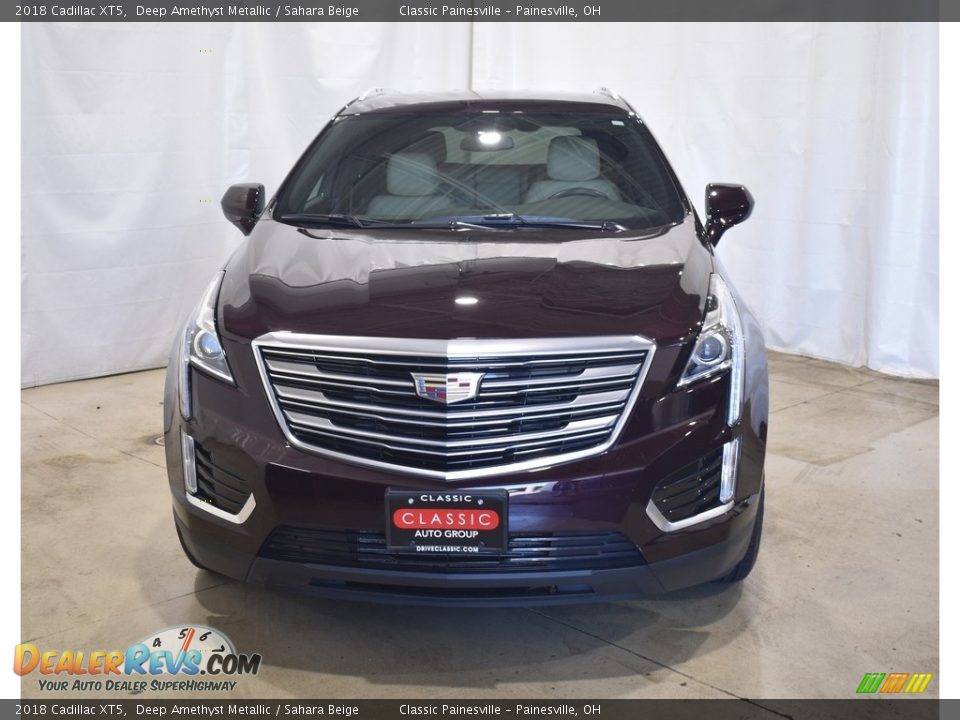 2018 Cadillac XT5 Deep Amethyst Metallic / Sahara Beige Photo #4