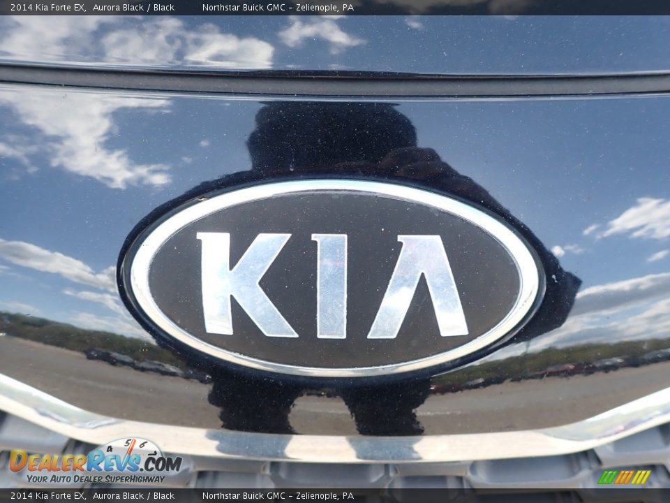 2014 Kia Forte EX Aurora Black / Black Photo #3