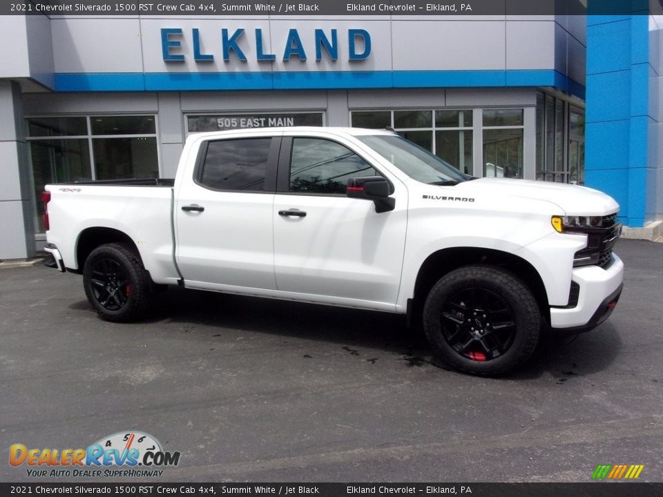 2021 Chevrolet Silverado 1500 RST Crew Cab 4x4 Summit White / Jet Black Photo #1