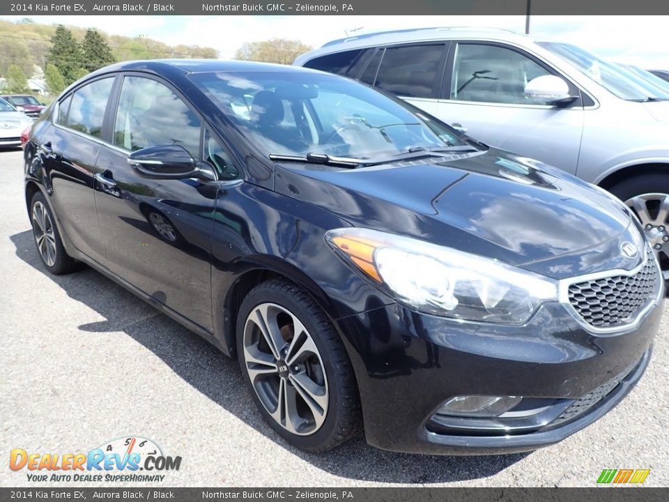 2014 Kia Forte EX Aurora Black / Black Photo #4