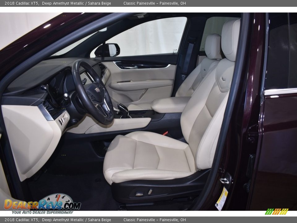 2018 Cadillac XT5 Deep Amethyst Metallic / Sahara Beige Photo #7