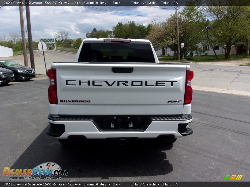 2021 Chevrolet Silverado 1500 RST Crew Cab 4x4 Summit White / Jet Black Photo #4
