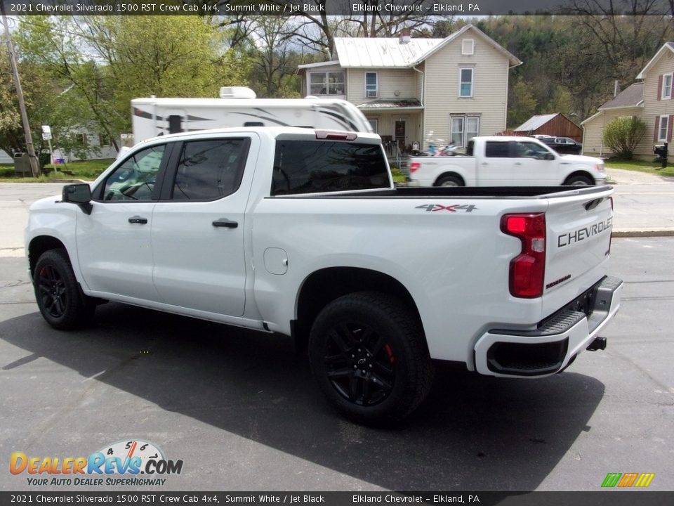 2021 Chevrolet Silverado 1500 RST Crew Cab 4x4 Summit White / Jet Black Photo #5