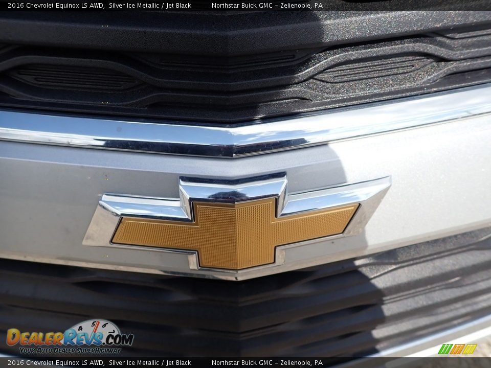 2016 Chevrolet Equinox LS AWD Silver Ice Metallic / Jet Black Photo #3