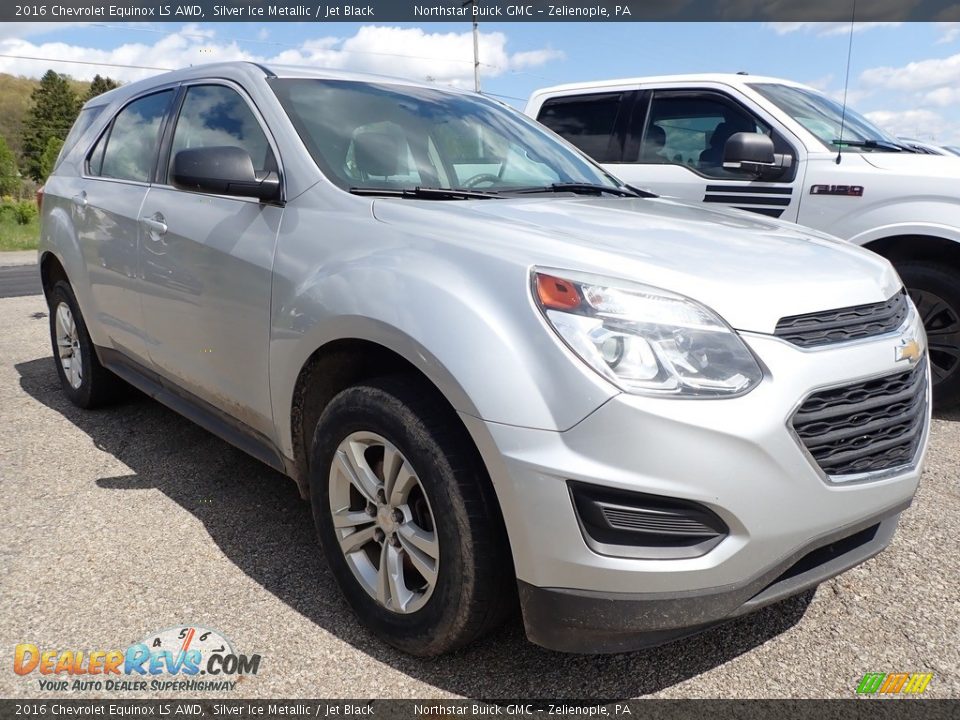 2016 Chevrolet Equinox LS AWD Silver Ice Metallic / Jet Black Photo #4