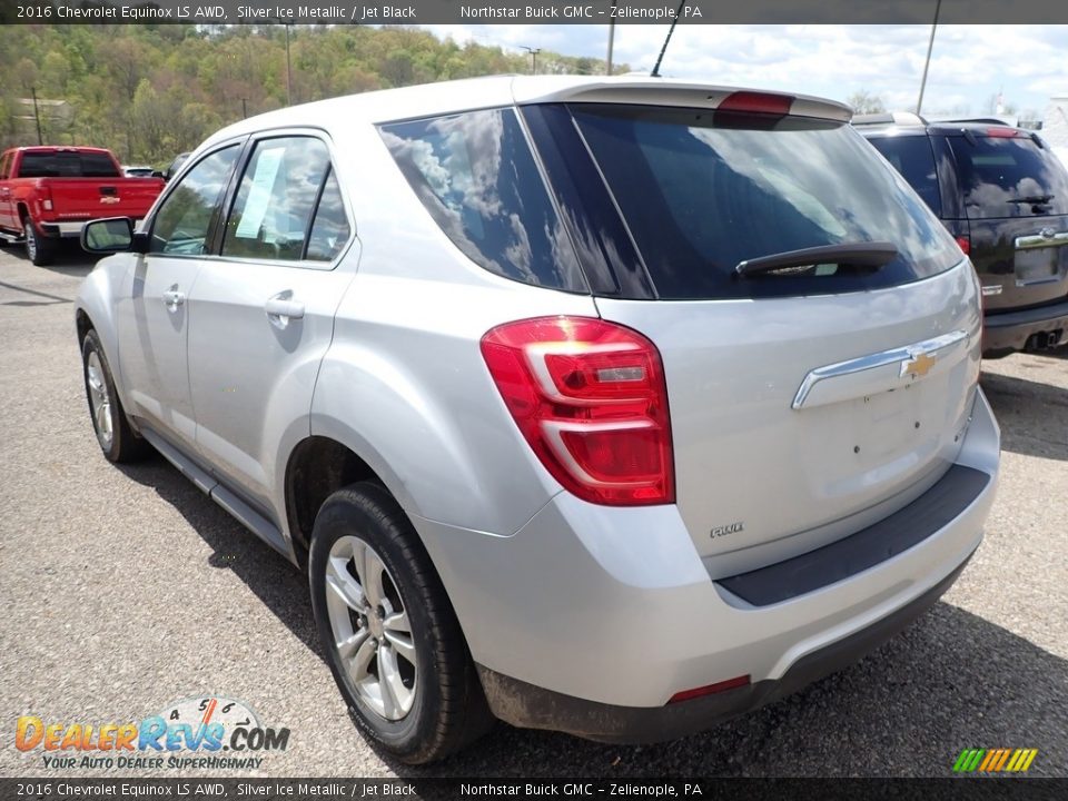 2016 Chevrolet Equinox LS AWD Silver Ice Metallic / Jet Black Photo #5