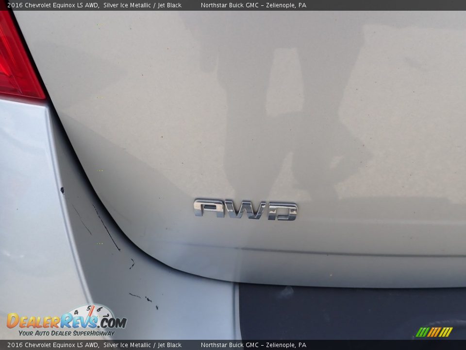 2016 Chevrolet Equinox LS AWD Silver Ice Metallic / Jet Black Photo #6
