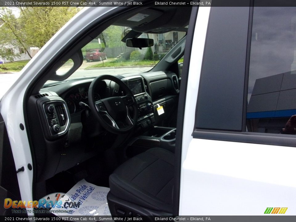 2021 Chevrolet Silverado 1500 RST Crew Cab 4x4 Summit White / Jet Black Photo #14