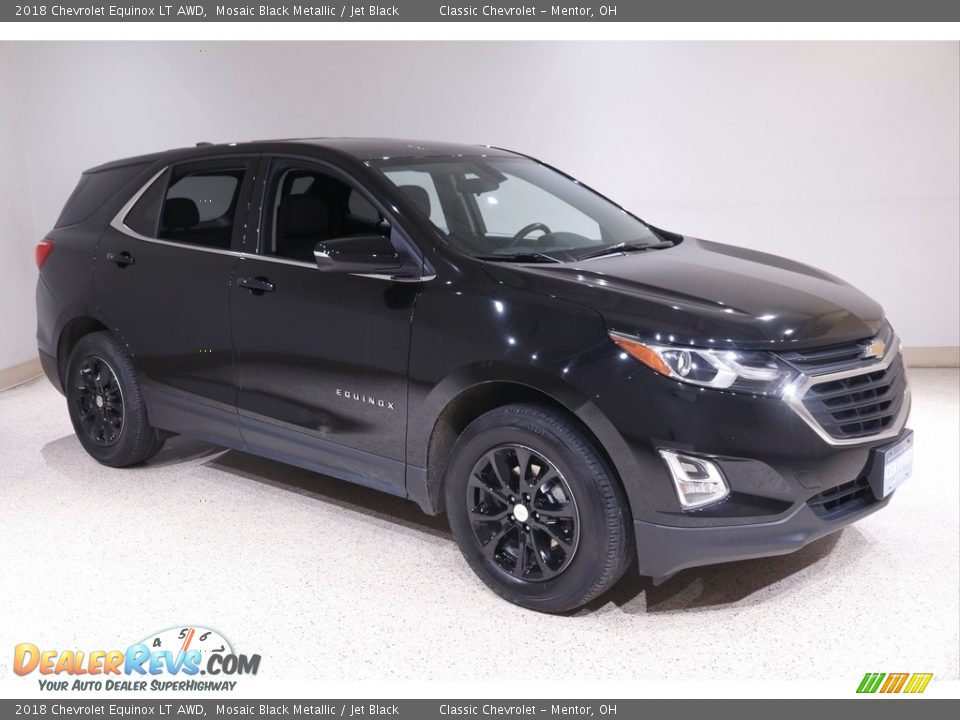 2018 Chevrolet Equinox LT AWD Mosaic Black Metallic / Jet Black Photo #1