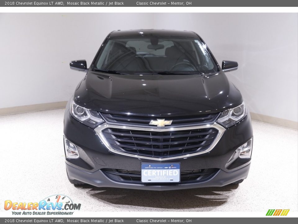 2018 Chevrolet Equinox LT AWD Mosaic Black Metallic / Jet Black Photo #2