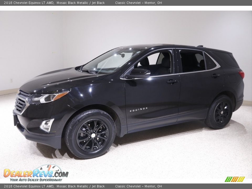 2018 Chevrolet Equinox LT AWD Mosaic Black Metallic / Jet Black Photo #3