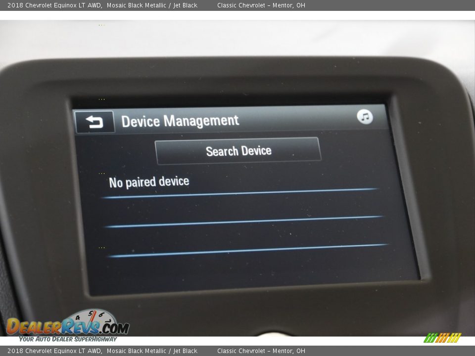 2018 Chevrolet Equinox LT AWD Mosaic Black Metallic / Jet Black Photo #11