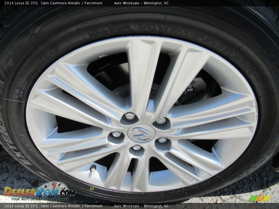 2014 Lexus ES 350 Satin Cashmere Metallic / Parchment Photo #7