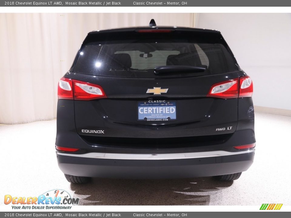 2018 Chevrolet Equinox LT AWD Mosaic Black Metallic / Jet Black Photo #16