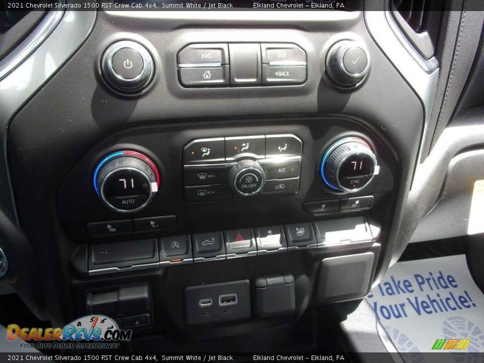 2021 Chevrolet Silverado 1500 RST Crew Cab 4x4 Summit White / Jet Black Photo #28