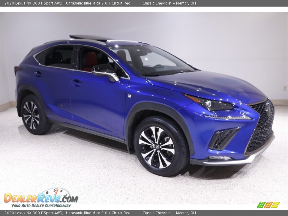 Front 3/4 View of 2020 Lexus NX 300 F Sport AWD Photo #1
