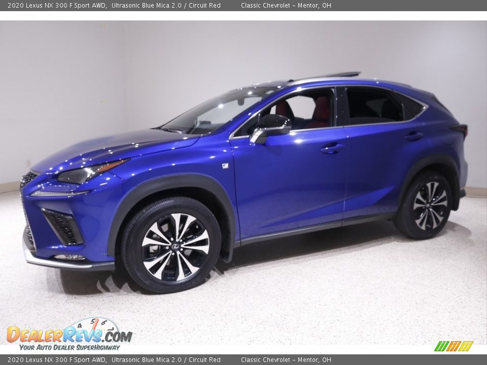 Ultrasonic Blue Mica 2.0 2020 Lexus NX 300 F Sport AWD Photo #3