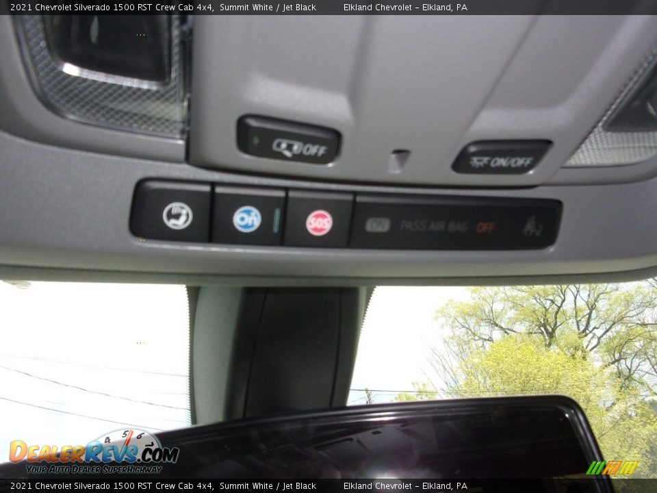 2021 Chevrolet Silverado 1500 RST Crew Cab 4x4 Summit White / Jet Black Photo #33