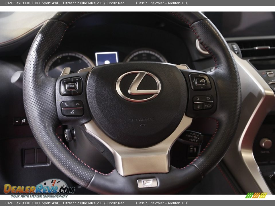 2020 Lexus NX 300 F Sport AWD Steering Wheel Photo #7