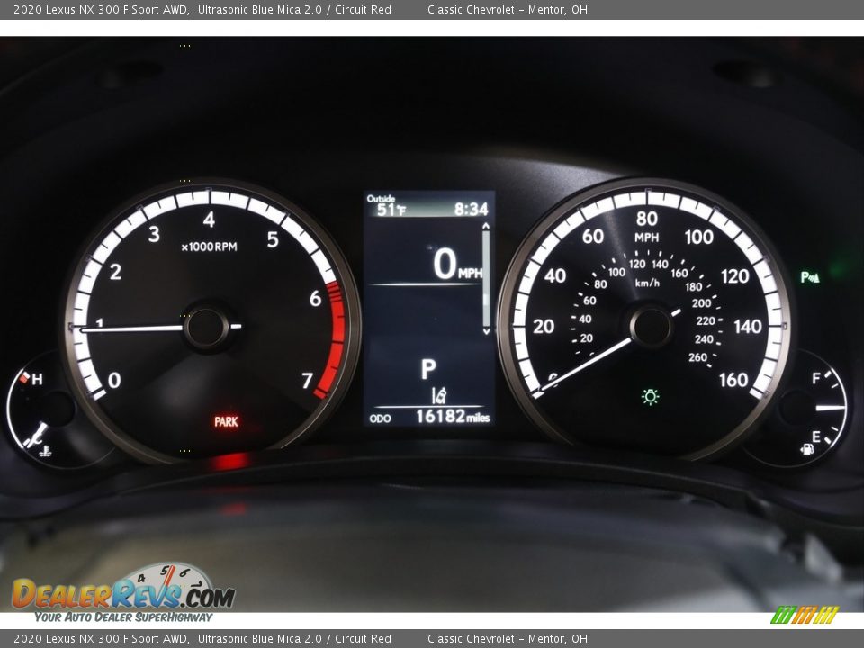 2020 Lexus NX 300 F Sport AWD Gauges Photo #8