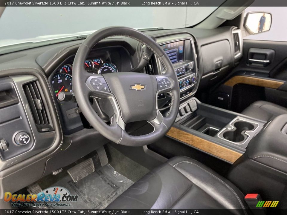 Jet Black Interior - 2017 Chevrolet Silverado 1500 LTZ Crew Cab Photo #15