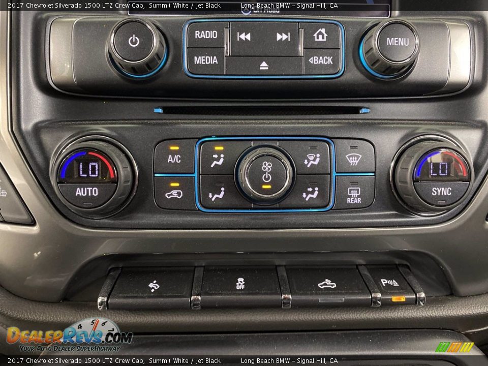 Controls of 2017 Chevrolet Silverado 1500 LTZ Crew Cab Photo #25