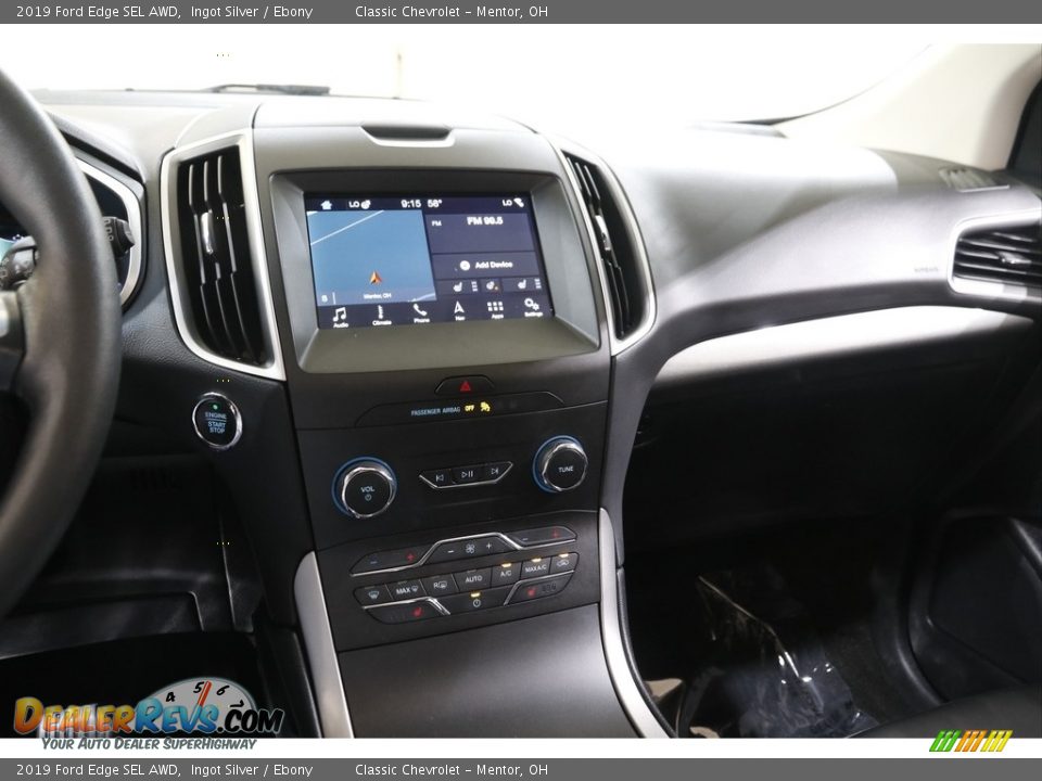 2019 Ford Edge SEL AWD Ingot Silver / Ebony Photo #9