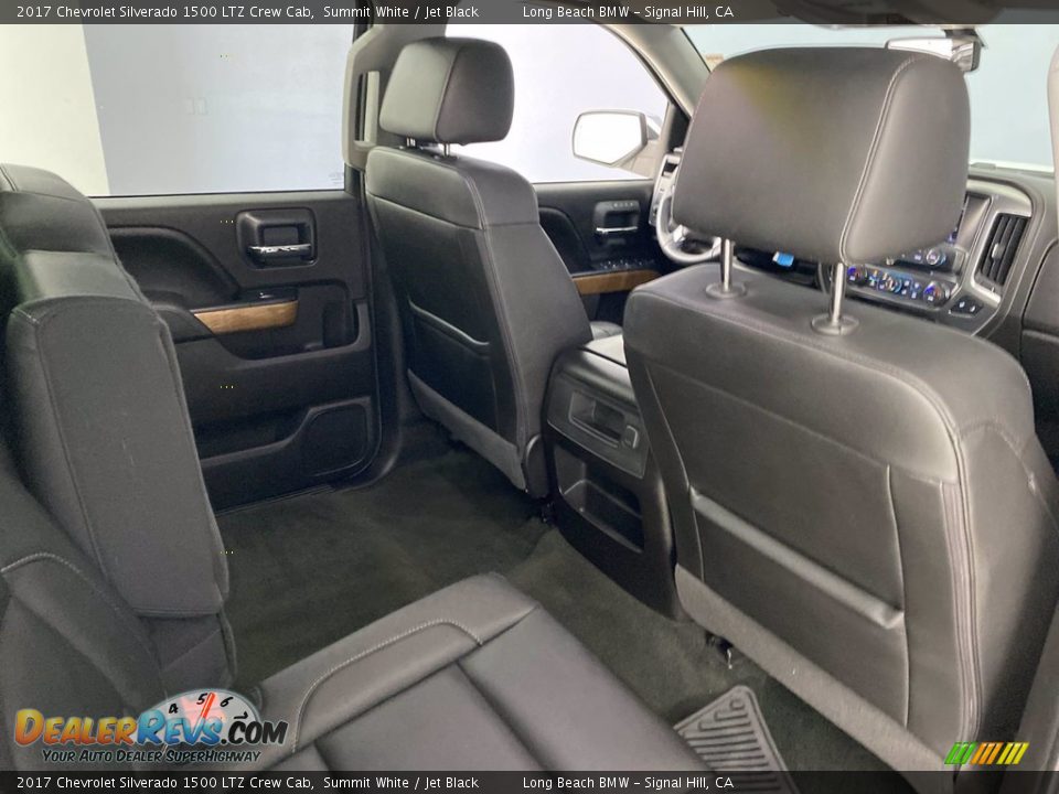 Rear Seat of 2017 Chevrolet Silverado 1500 LTZ Crew Cab Photo #32